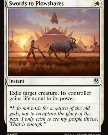 Swords to Plowshares