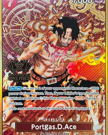 Portgas.D.Ace (One Piece Japanese Version 2nd Anniversary Set)