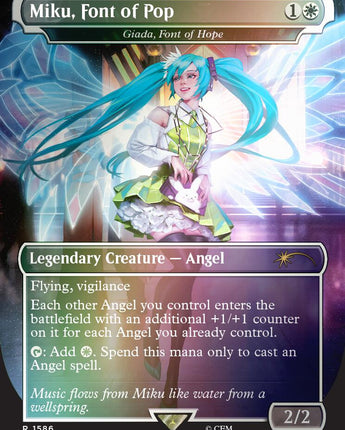 Miku, Font of Pop - Giada, Font of Hope (Rainbow Foil)