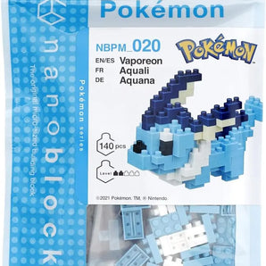 Nanoblock Pokemon - Vaporeon, Pokémon Series Building Kit 