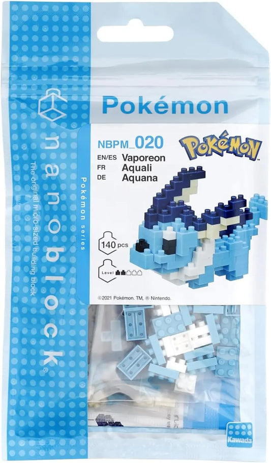 Nanoblock Pokemon - Vaporeon, Pokémon Series Building Kit 