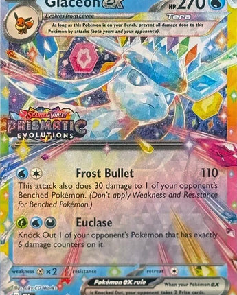 Glaceon ex - 026/131 (Prismatic Evolutions Stamp)
