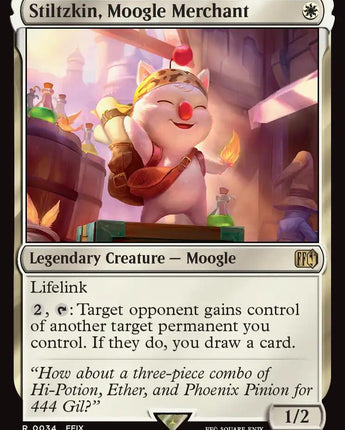Stiltzkin, Moogle Merchant