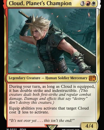 Cloud, Planet's Champion