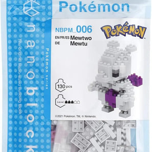 Nanoblock Pokemon - Mewtwo, Pokémon Series Building Kit 
