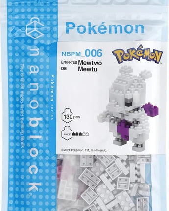 Nanoblock Pokemon - Mewtwo, Pokémon Series Building Kit 