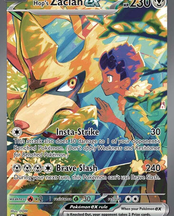 Hop's Zacian ex - 186/159