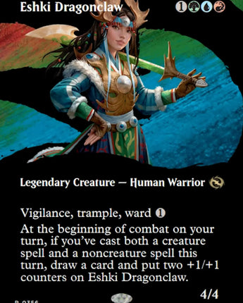 Eshki Dragonclaw (Borderless)
