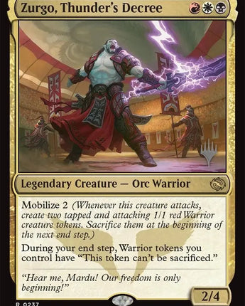 Zurgo, Thunder's Decree