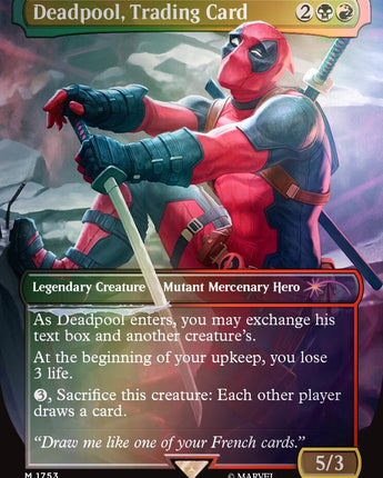 Deadpool, Trading Card (1753) (Rainbow Foil)