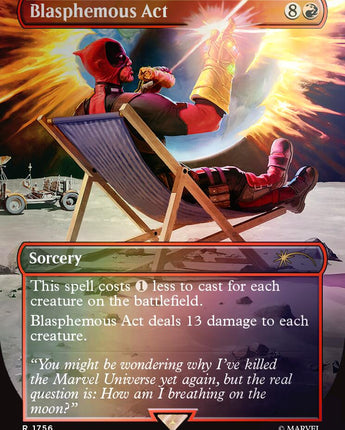 Blasphemous Act (1756) (Rainbow Foil)