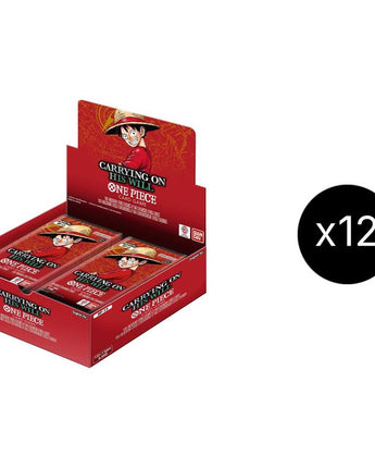 One Piece Carrying On His Will Booster Case (12ct) 