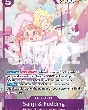 Sanji & Pudding (Alternate Art)
