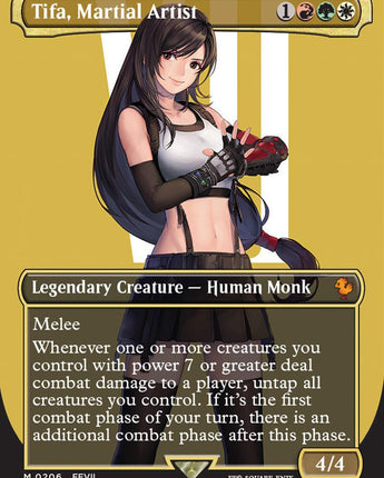Tifa, Martial Artist (Borderless)