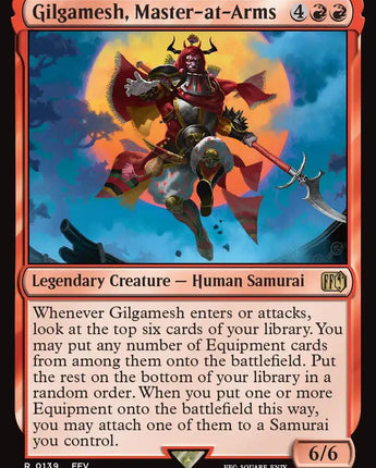 Gilgamesh, Master-at-Arms