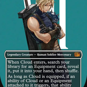 Cloud, Midgar Mercenary (Borderless)