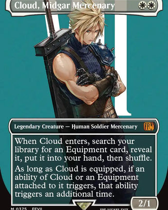 Cloud, Midgar Mercenary (Borderless)