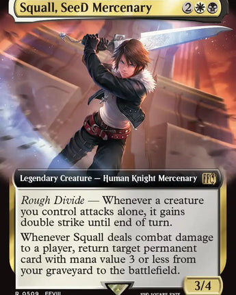 Squall, SeeD Mercenary (Extended Art)