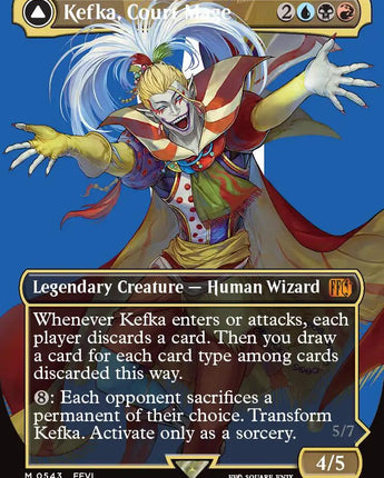 Kefka, Court Mage (0543) (Borderless) (Surge Foil)