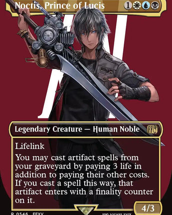 Noctis, Prince of Lucis (Borderless) (Surge Foil)