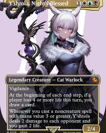 Y'shtola, Night's Blessed (Borderless) (Surge Foil)