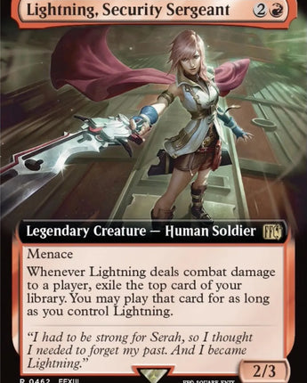 Lightning, Security Sergeant (Extended Art)