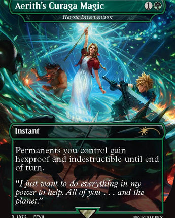 Aerith's Curaga Magic - Heroic Intervention