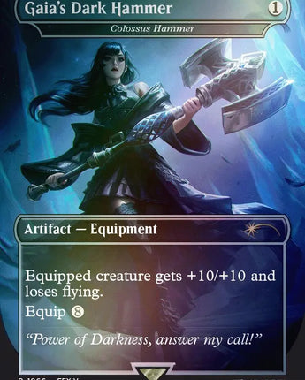 Gaia's Dark Hammer - Colossus Hammer (Rainbow Foil)