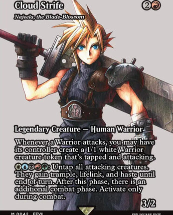 Cloud Strife - Najeela, the Blade-Blossom (Showcase)