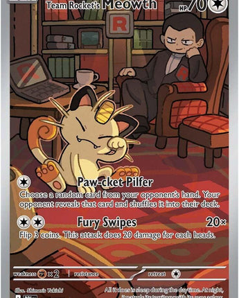 Team Rocket's Meowth - 203/182