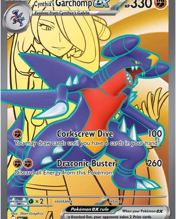 Cynthia's Garchomp ex - 215/182