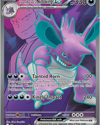 Team Rocket's Nidoking ex - 216/182