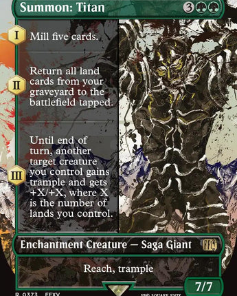 Summon: Titan (Borderless)