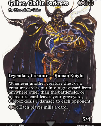 Golbez, Clad in Darkness - Syr Konrad, the Grim (Showcase)