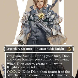 Dion, Bahamut's Dominant (Borderless) (Surge Foil)