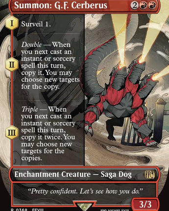 Summon: G.F. Cerberus (Borderless)