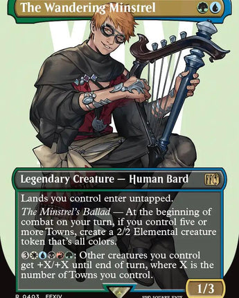 The Wandering Minstrel (Borderless)