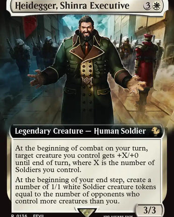 Heidegger, Shinra Executive (Extended Art)