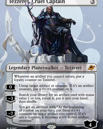Tezzeret, Cruel Captain (Borderless)