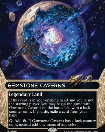 Gemstone Caverns (0106) (Borderless) (Galaxy Foil)
