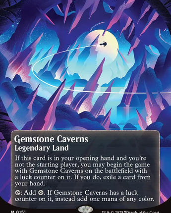 Gemstone Caverns (0151) (Borderless) (Galaxy Foil)
