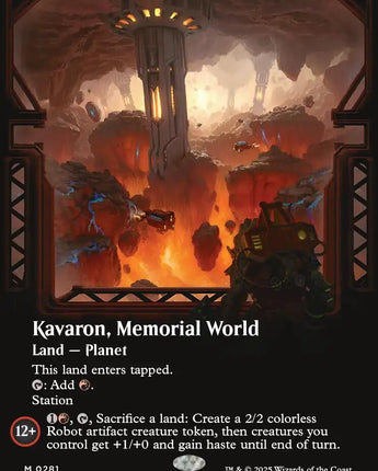 Kavaron, Memorial World (Borderless)