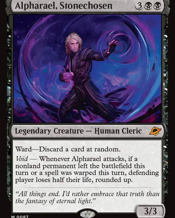 Alpharael, Stonechosen