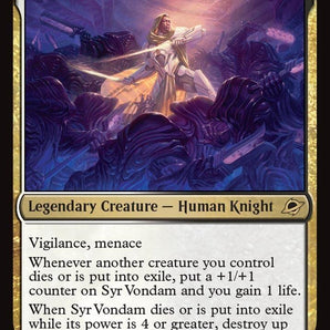 Syr Vondam, Sunstar Exemplar
