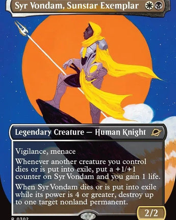 Syr Vondam, Sunstar Exemplar (Borderless)