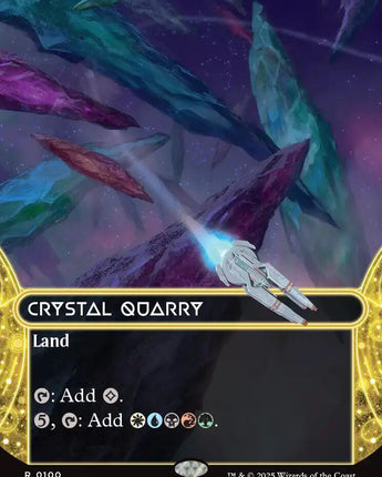 Crystal Quarry (0100) (Borderless) (Galaxy Foil)