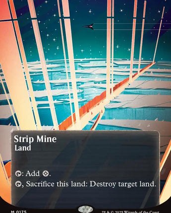Strip Mine (0175) (Borderless) (Galaxy Foil)