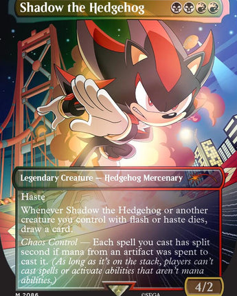 Shadow the Hedgehog (Rainbow Foil)