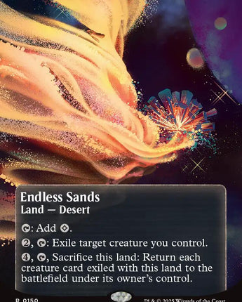 Endless Sands (0150) (Borderless) (Galaxy Foil)