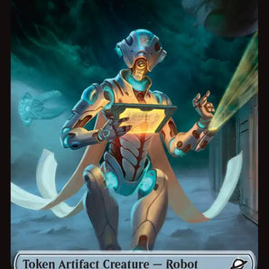 Robot // Sliver Double-Sided Token